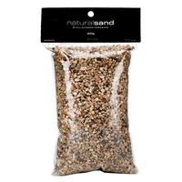 New 1pce Natural Coloured Sand 3-4mm in Bag 900g