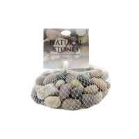 1kg Bag of Mixed River Stones Natural 1-2cm Great for Plant & Fountain Displays