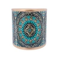 1pce Mosaic Round Pot 7.2x7.5cm Moroccan Design Ceramic Planter Garden Decor