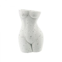 Vase Body Figure Woman 21.5cm Ceramic Pot Planter for Herbs, Succulents, Flower