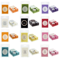 55g Soy Wax Melts 12 Asstd Scents, Aroma Burning Cubed Form