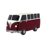 Brown VW Combi Van Ceramic 25.5cm Pot Planter for Herbs, Succulents, Flowers