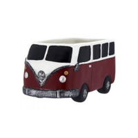 Brown VW Combi Van Ceramic 17cm Pot Planter for Herbs, Succulents, Flowers