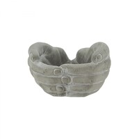 Concrete Clasped Hands Friendship 17cm Pot Planter for Herbs, Succulents