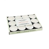 1 Pack of 12pce Vanilla Coconut Scented Tealight Candles 4 Hour Burn Time