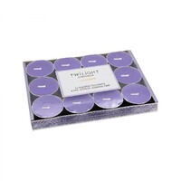 1 Pack of 12pce Lavender Scented Tealight Candles 4 Hour Burn Time