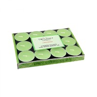 1 Pack of 12pce Lemongrass Scented Tealight Candles 4 Hour Burn Time