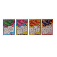 1pce A5 Sudoku Puzzle Book, 208 Pages, 4 Levels