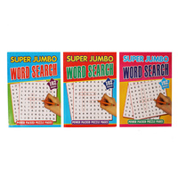 1pce 192 page Super Jumbo Word Search Book - Selected at Random