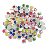 Coloured Wiggly Googly Eyes 100 Pack of 10mm Glue On