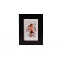 2pce 4x6, or 10x15cm Black Photo Frame for Pictures MDF Modern Style FP0010