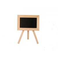 1pce Mini Blackboard on a Tripod Stand for Weddings, Place Cards, Events 10x13cm