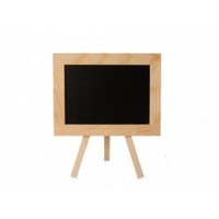 17cm Mini Blackboard With Tripod Stand Wooden, Parties, Weddings, Cafe 