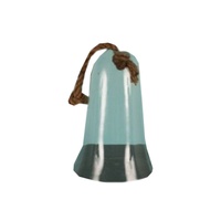 1pce 18x14cm Bell Glass Cloche with Rope Handle