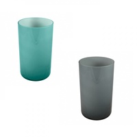 1pce 25cm Glass Colour Cylinder Vase, Home Décor