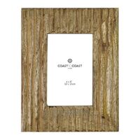 1pce Callan 4x6 inch Photo Picture Frame Wooden Natural 19x24cm Size Grooved  