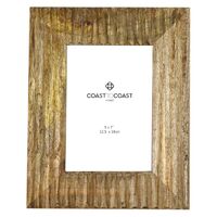 1pce Callan 5x7 inch Photo Picture Frame Wooden Natural 22x26cm Size Grooved  