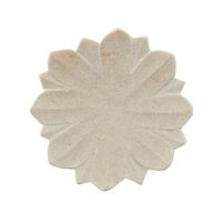 1pce 16cm Watergos Sandstone Plate Flower Shape Trinkets, Jewellery, Rings, Soap Holder