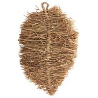 1pce Sea Grass Jute 50x75cm Wall Hanging Natural Sculpted Fan Art Sigrid