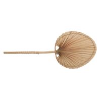 1pce Nyla Palm Leaf Hand Fan 30x71cm Natural Material Boho Home Wall Art Décor
