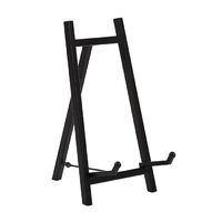 1pce Evans Black Metal Mini Easel 18x30.5cm Canvas, Artworks, Plates Industrial