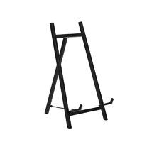 1pce Evans Black Metal Mini Easel 23x40cm Canvas, Artworks, Plates Industrial