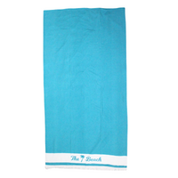 Fringe Beach Towel The Beach Blue Cotton 1 Piece 85x170cm