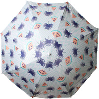 BEACH UMBRELLA 180CM WATERMELON PALM DESIGN
