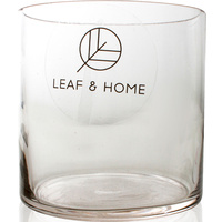 New 1pce Glass Vase 10X10CM Cylinder Home Kitchen Drink Cup Décor Crafted