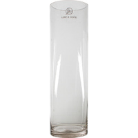 New 1pce Glass Vase 12D x 40H cm Cylinder Home Kitchen Plant Décor Crafted