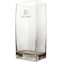 New 1pce Glass Vase 10CMX8CMX22CM Rectangle Home Kitchen Plant Décor Display