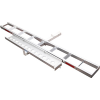 New 1pce Motorbike Dirt Aluminium Rack Trailer Towing 4 Belts Car Carry