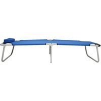 New 1pce Foldable Camping Bed w/Pillow Elevate 4 Ast Colour Chosen Random Single