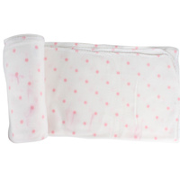 New 1pce Spot Printed Polar Fleece Throw Blanket 127X152CM Winter Home Décor