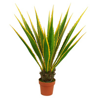 New 1pce 115cm Agave Plant Pot Greenery Large Succulent Artificial Realistic