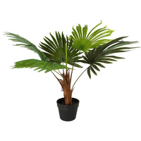 New 1pce 70cm Palm Tree Artificial Plant in Pot Greenery Realistic Style Home