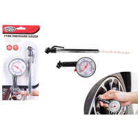 Tyre Pressure Gauge Dial with Pen for Tyres, Cars, Bikes, Auto Accessory