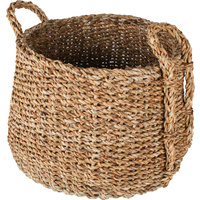 New 3pce Denmark Seagrass Dim Jhuri Design 16X21X20cm Storage Woven Boho Decor