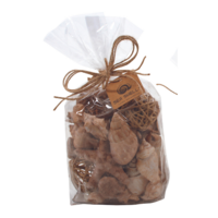 Natural Faro Sea Shells Dried Rattan In Gift Bag, Beach House Table Decor