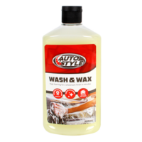 Auto Style Car Wash & Wax Mix 500ml Detergent Cleaner & Finish Car Care