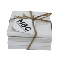 Maine & Crawford 10cm Coasters 4pce Terrazzo Bellance Set Square