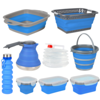 Expanda Travel Set Kitchenware Compact Storage and Durable for Camping 
