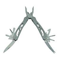 Multi Tool 15 In 1 Function Pliers Stainless Steel 1 Piece Includes Nylon Pouch 