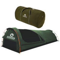 Double Person Trakker Swag Camp Tent + Canvas Carry Bag 420gsm Outdoors Set