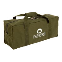 Canvas Duffle Travel Bag Medium 60x30x30cm 470gsm Thickness Green