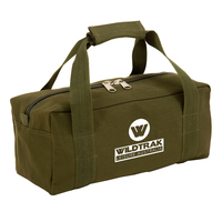 Canvas Peg Bag Travel 470gsm Thick With Carry Handles 35x15x15cm Green
