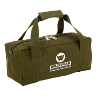 Canvas Travel Tool Bag 470gsm Thick With Handles 46x18x15cm Green