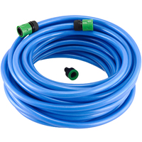 Drinking Water Hose 16mm x 20m Length Includes Fittings Blue 