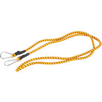 Bungee Cord With 2 Carabiners Clips 160cm Length Weather Resistant Orange