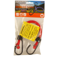 Bungee Cord Heavy Duty With Hooks 30cm Length Weather Resistant Red